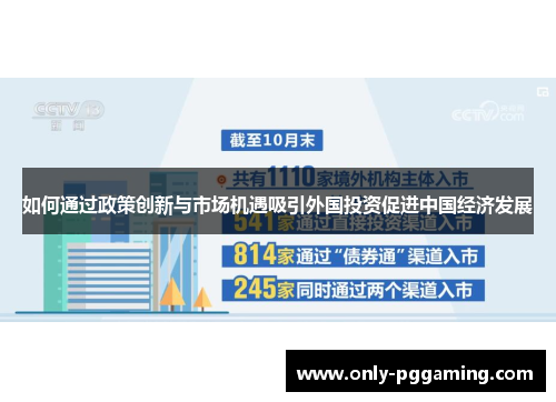 如何通过政策创新与市场机遇吸引外国投资促进中国经济发展